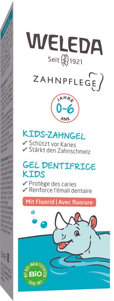 Weleda Zahngel Kids mit Fluorid Tb 50 ml