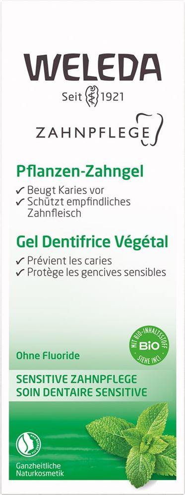 Weleda Gel Dentifrice Végétal 75ml