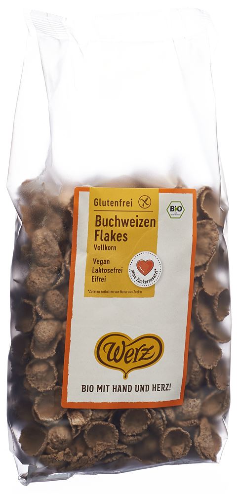 Image of Werz Buchweizen Vollkorn Flakes glutenfrei 250 g