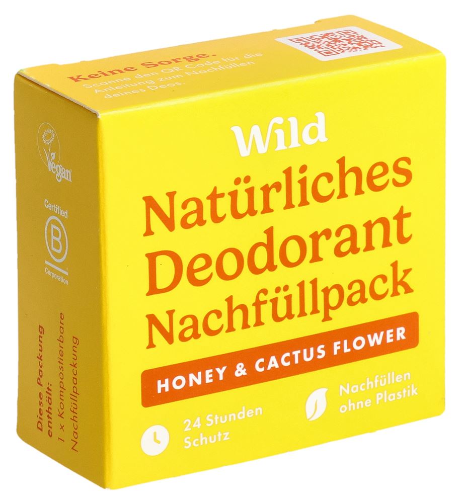 Wild Deodorant Stick Honey & Cactusflower Nachfüll 40 g
