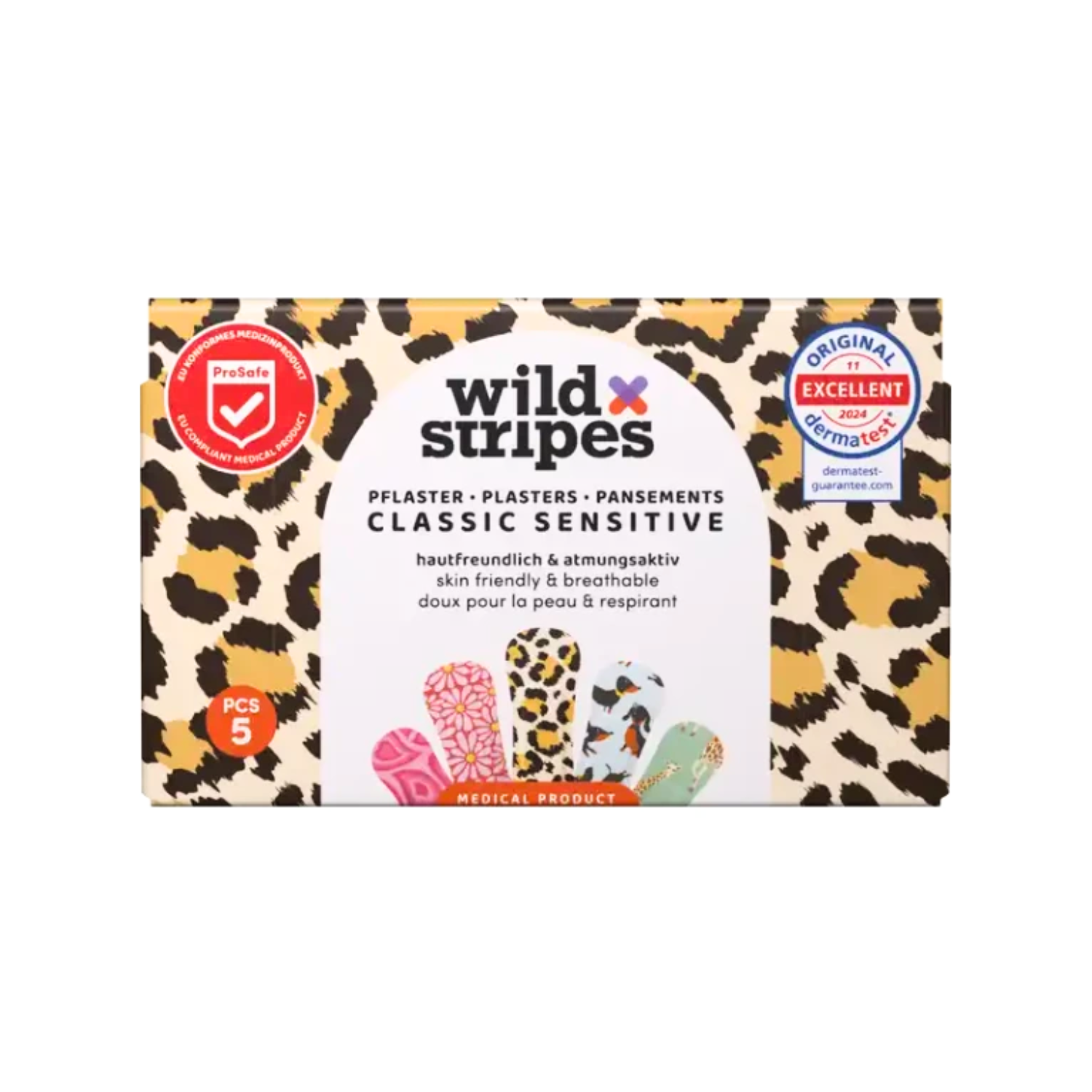 Wild Stripes set de pansements classic sensitive 5 pce