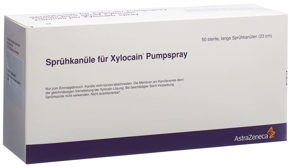 Image of Xylocain Sprühkanüle lang steril 50 Stk