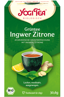 Yogi Tea Grüntee Ingwer Zitrone 17 Btl 1.8 g