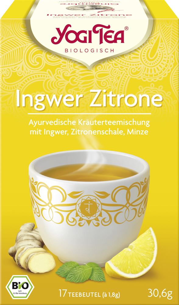 Yogi Tea Ingwer Zitrone Tee 17 Btl 1.8 g