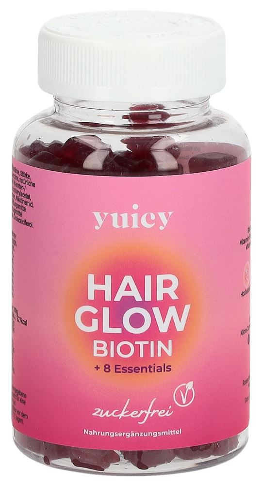 yuicy Hair Glow Biotin zuckerfrei Ds 60 Stk