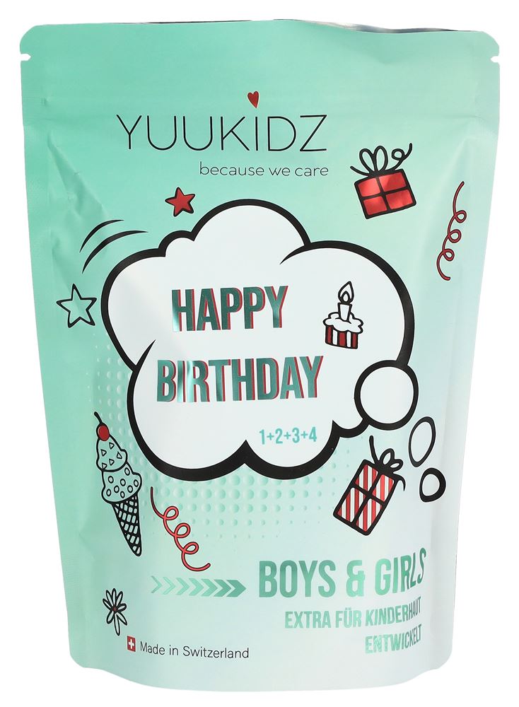 Image of Yuukidz Set Happy Birthday 4 Stück