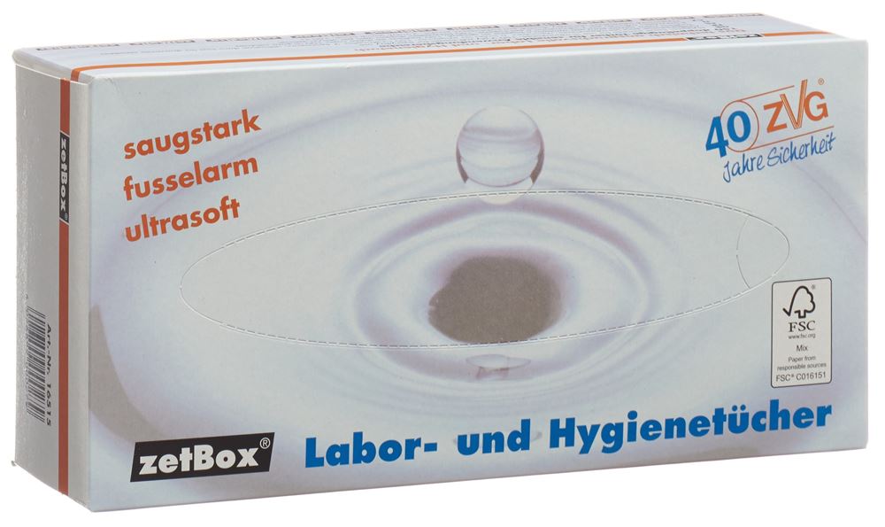 ZetBox salviette igieniche da laboratorio 21x22cm 150 fogli