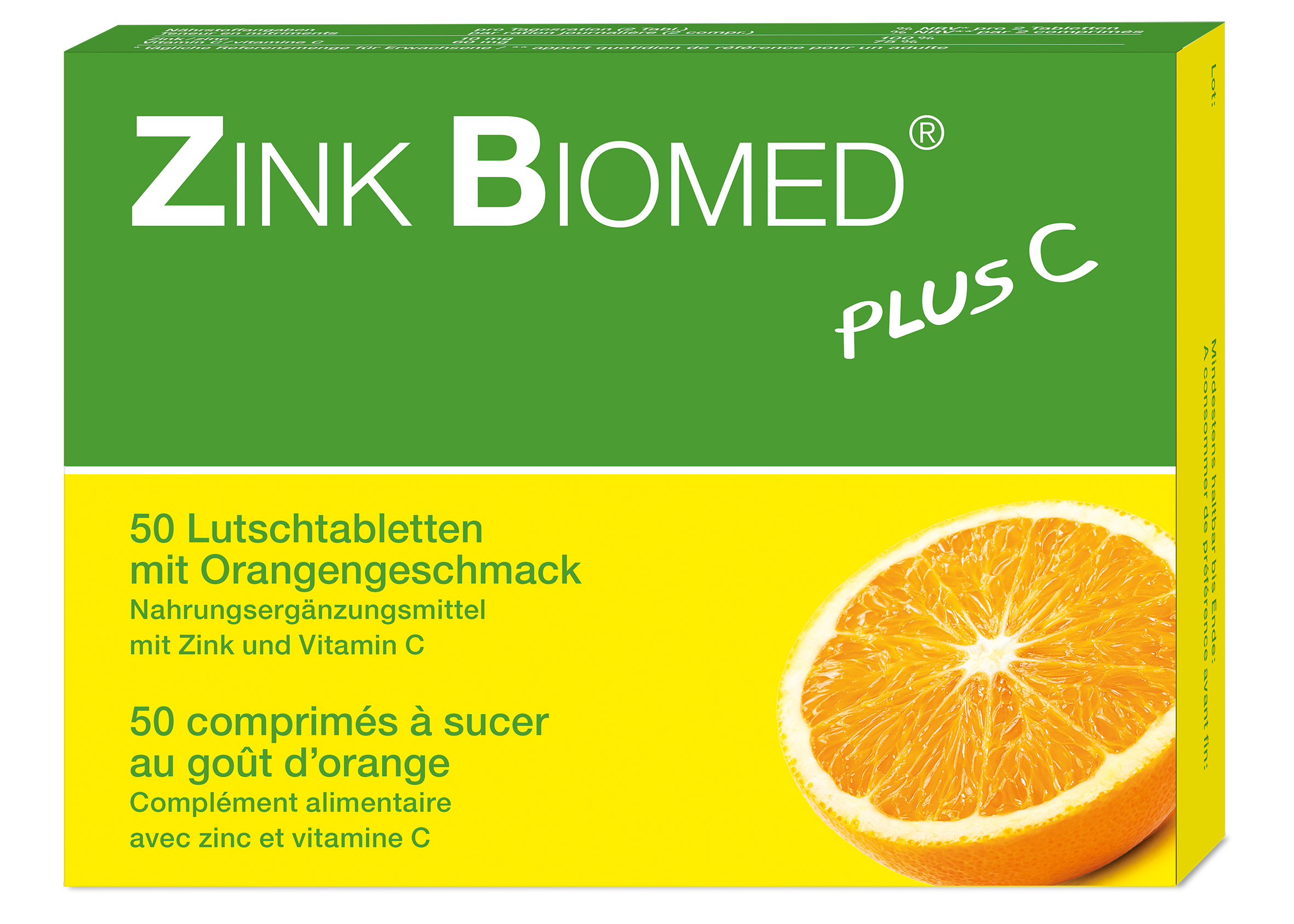 Zinco Biomed plus C Compressa da succhiare all