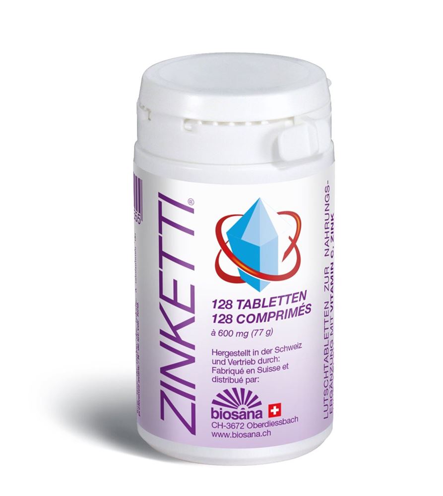 Image of Zinketti Vitamin C Zink Ds 128 Stk