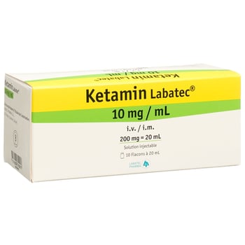 Labatec Injection KETAMINE Labatec sol inj 200 mg/20ml flac 20 ml | Pharmacie Coop Vitality