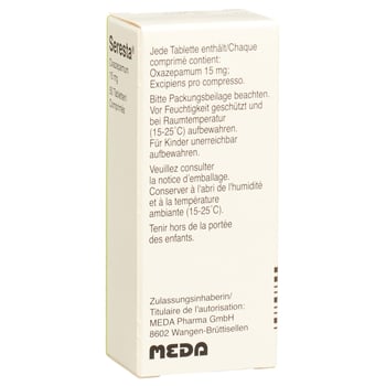 SERESTA Tabl 15 mg Blist 50 Stk | Coop Vitality Apotheke
