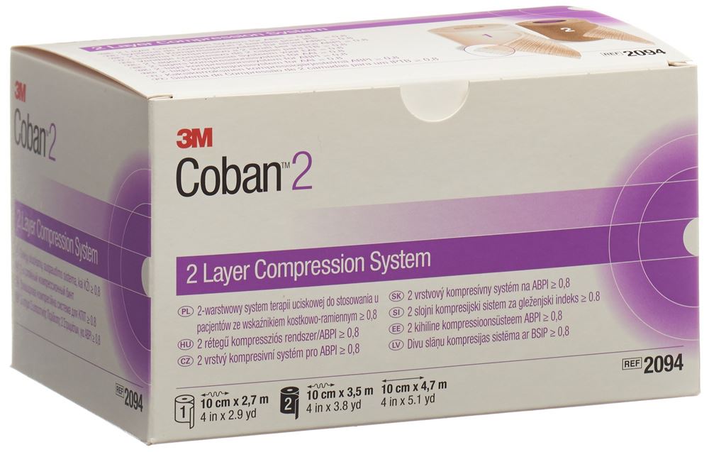 COBAN system compression 2 couches