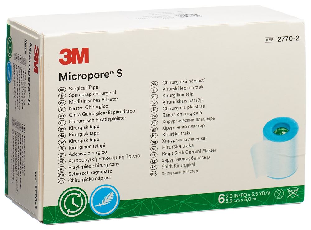 MICROPORE sparadrap silicone rouleau