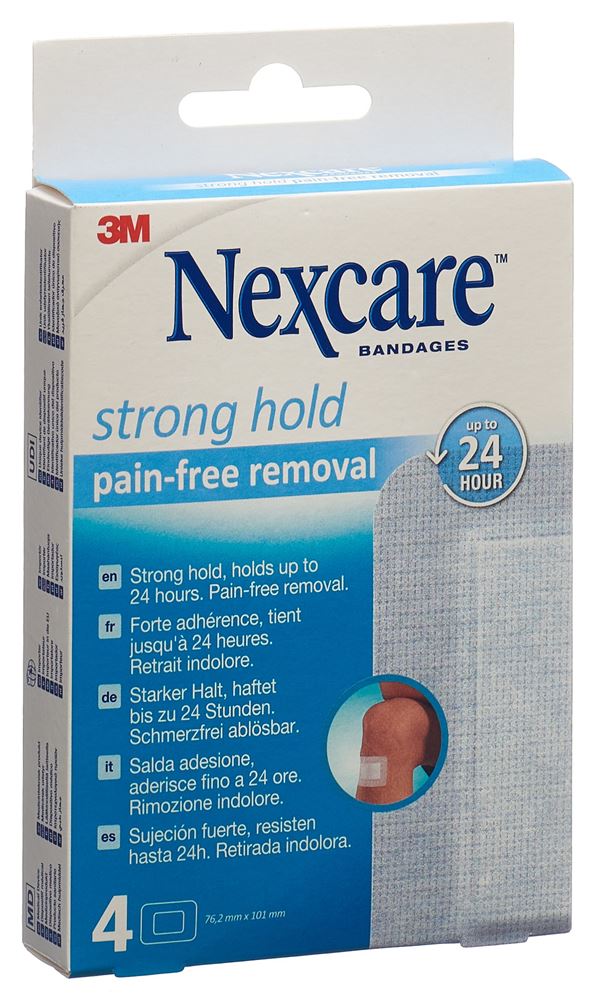 NEXCARE Strong Hold Pads Pain Free Removal, Hauptbild