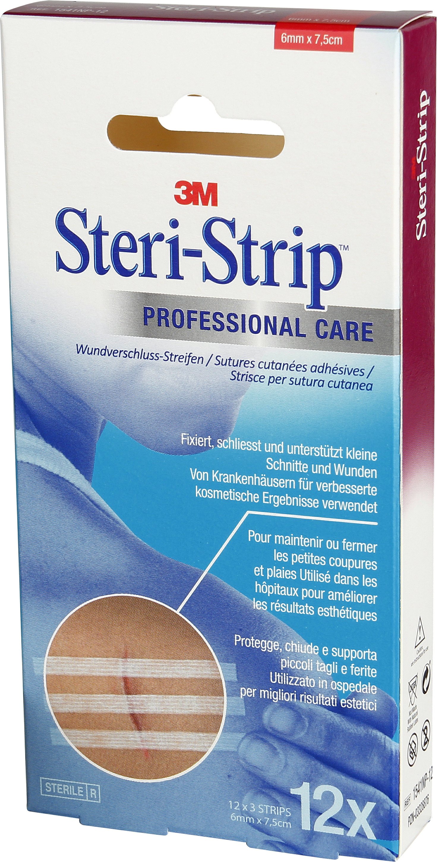 STERI 6x75mm blanc renforcé 3 pce