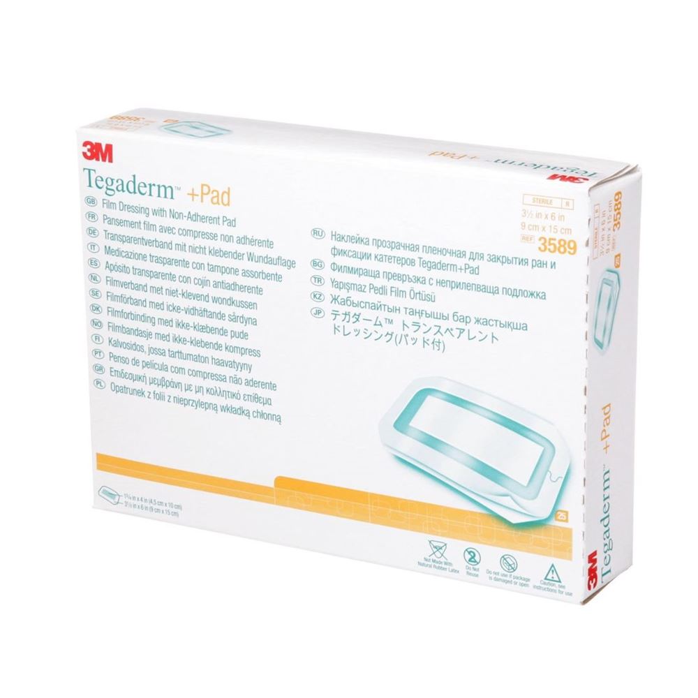 TEGADERM 9x15cm Compresse 4.5x10cm 25 pce