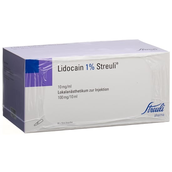 LIDOCAINE Streuli Inj L s 100 Mg 10ml Ampullen Amp 10 Ml Coop lidocaine-streuli-inj-l-s-100-mg-10ml-ampullen-amp-10-ml-coop