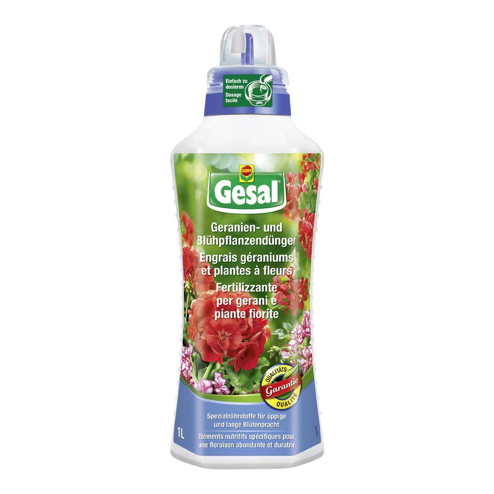 GESAL Dünger liq für Geranien und Blühpflanzen Fl 1 lt Coop Vitality