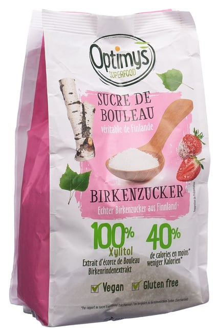 Optimys Raffel OPTIMYS Birkenzucker Xylitol Btl 1 kg | Coop Vitality Apotheke