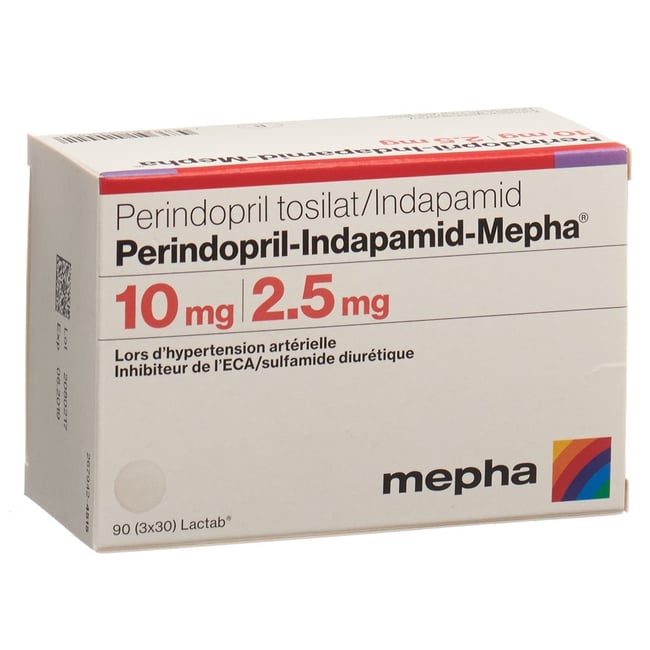 Perindopril-Indapamid-Mepha Indapamid-Mepha Filmtabl 10/2.5 mg Ds 90 ...