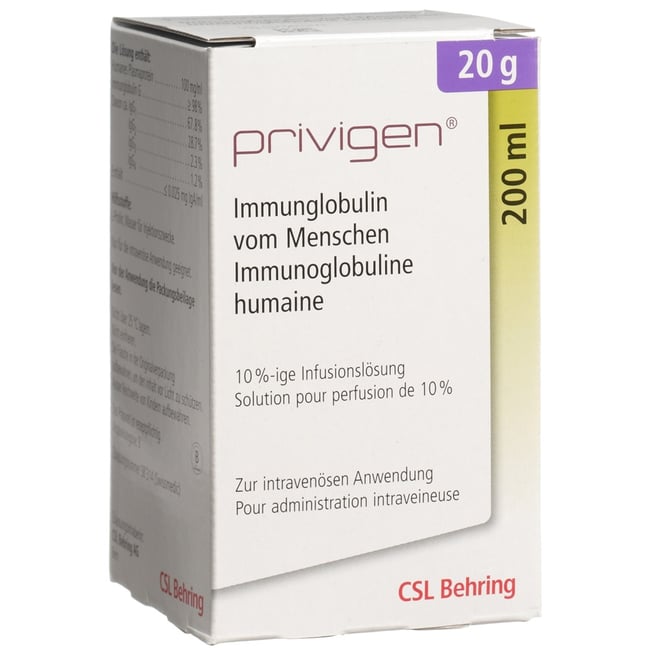 PRIVIGEN Inf Lös 20 g/200ml i.v. Durchstf 200 ml | Coop Vitality Apotheke