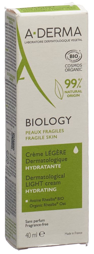 A-DERMA BIOLOGY Leichte Creme