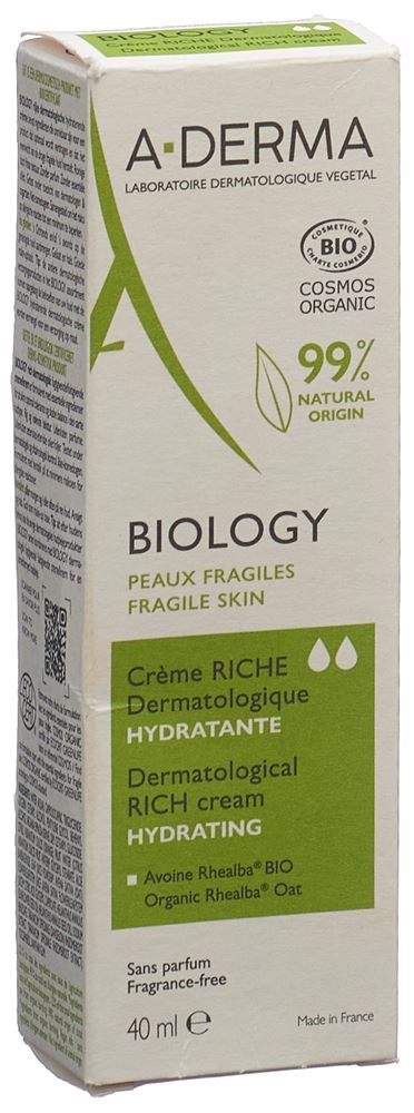 A-DERMA BIOLOGY Reichhaltige Creme