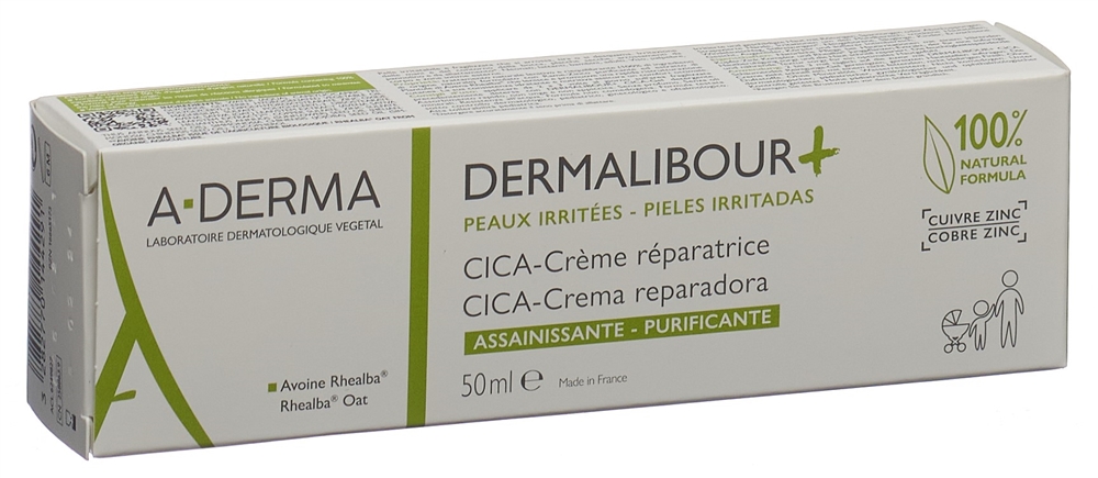 A-DERMA DERMALIBOUR+ Reparierende CICA-Creme, Bild 2 von 3