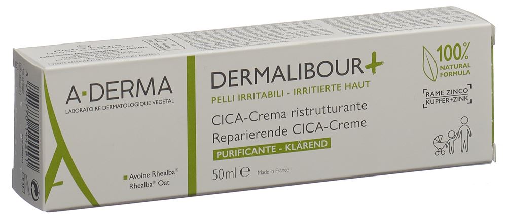 A-DERMA DERMALIBOUR+ Reparierende CICA-Creme