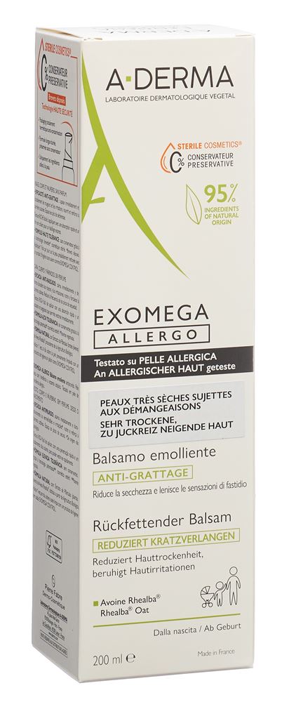 A-DERMA EXOMEGA ALLERGO Balsam