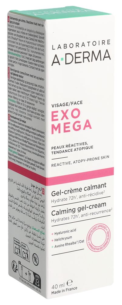 A-DERMA EXOMEGA Gesichts-Gel-Creme