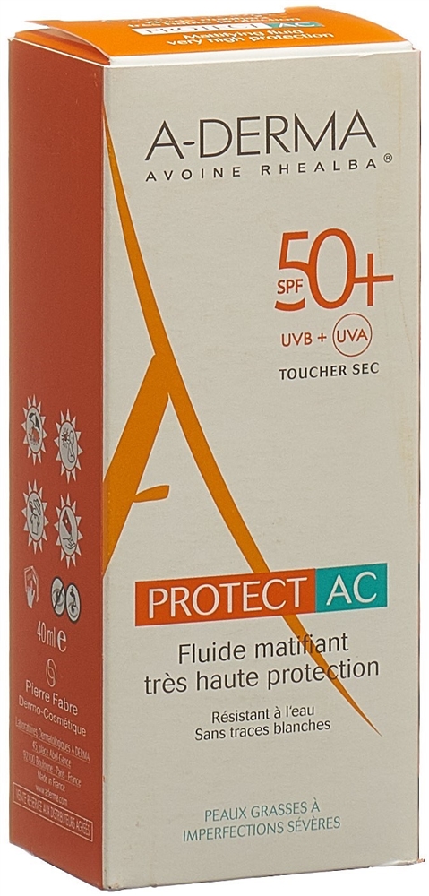 A-DERMA PROTECT-AC Fluide matifiant, image 2 sur 2