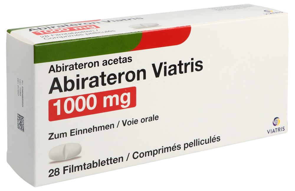 ABIRATERONE Viatris 1000 mg, image principale