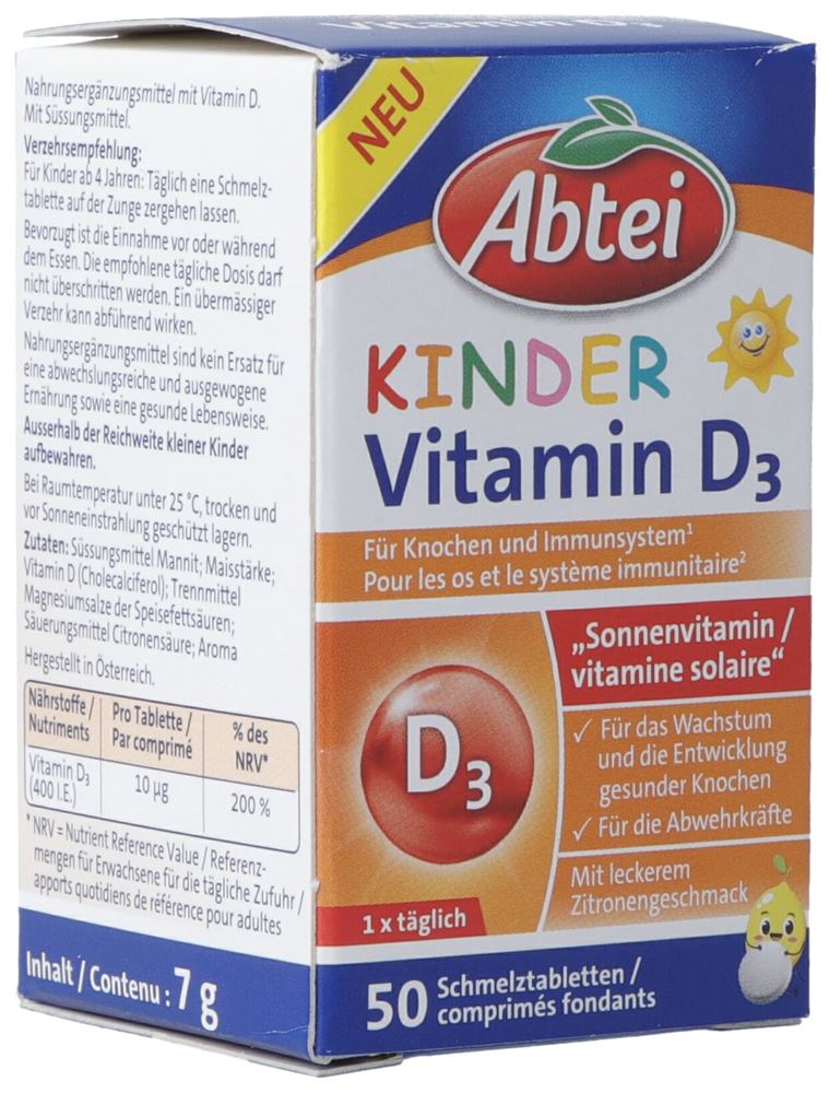 ABTEI Enfants vitamine D3