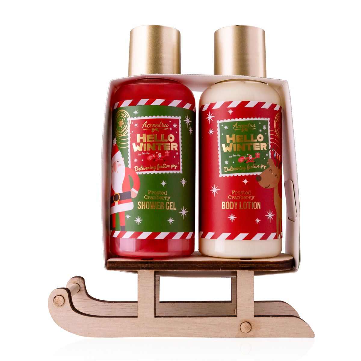 Accentra Seife Holzschlitten