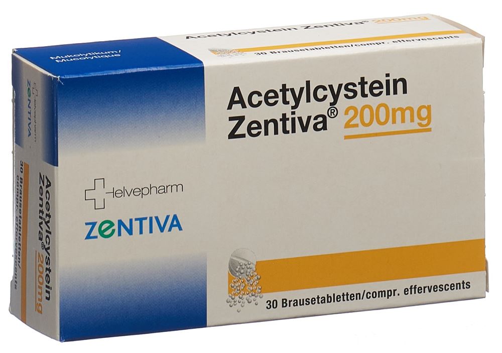 ACETYLCYSTEINE Zentiva 200 mg, image principale