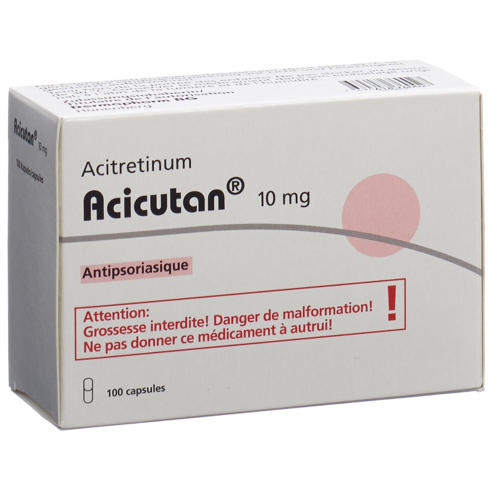 ACICUTAN Kaps 10 mg Blist 100 Stk, Bild 2 von 2