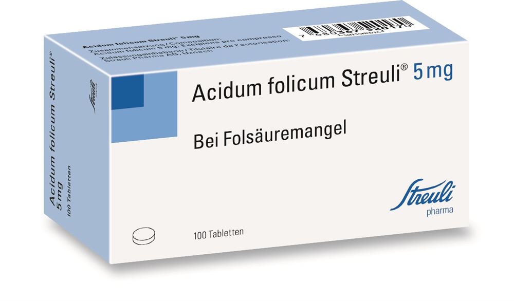 ACIDUM FOLICUM Streuli 5 mg