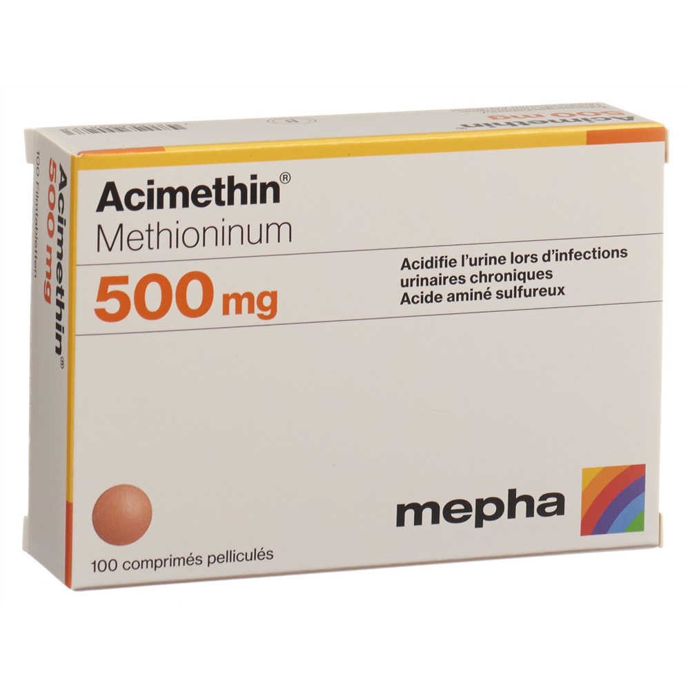 Acimethin cpr pell 500 mg blist 100 pce, image 2 sur 2