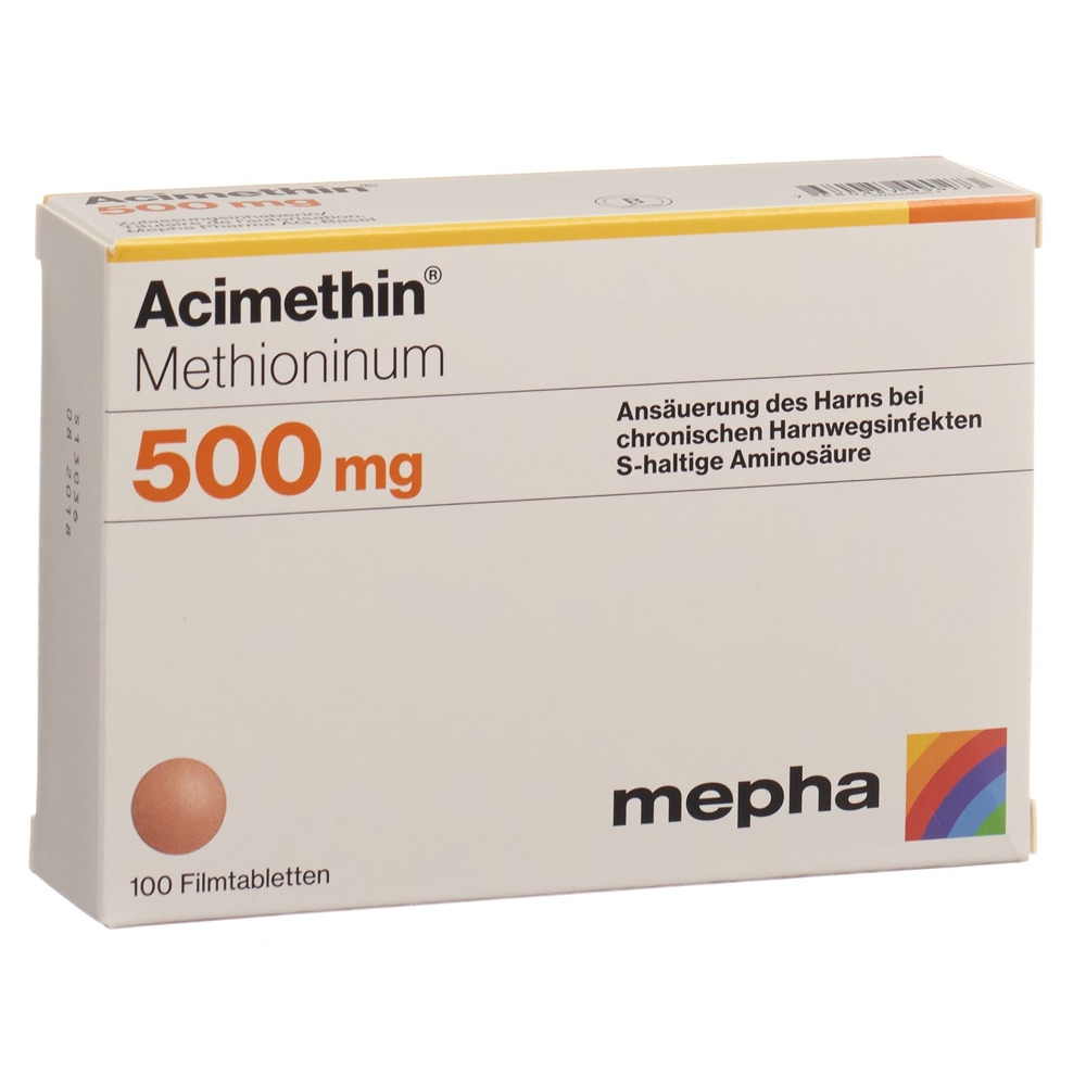 Acimethin Filmtabl 500 mg Blist 100 Stk, Hauptbild