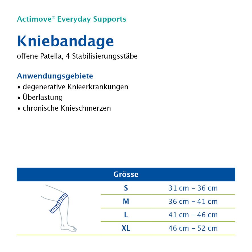 Actimove Everyday Support Kniebandage, Bild 3 von 3