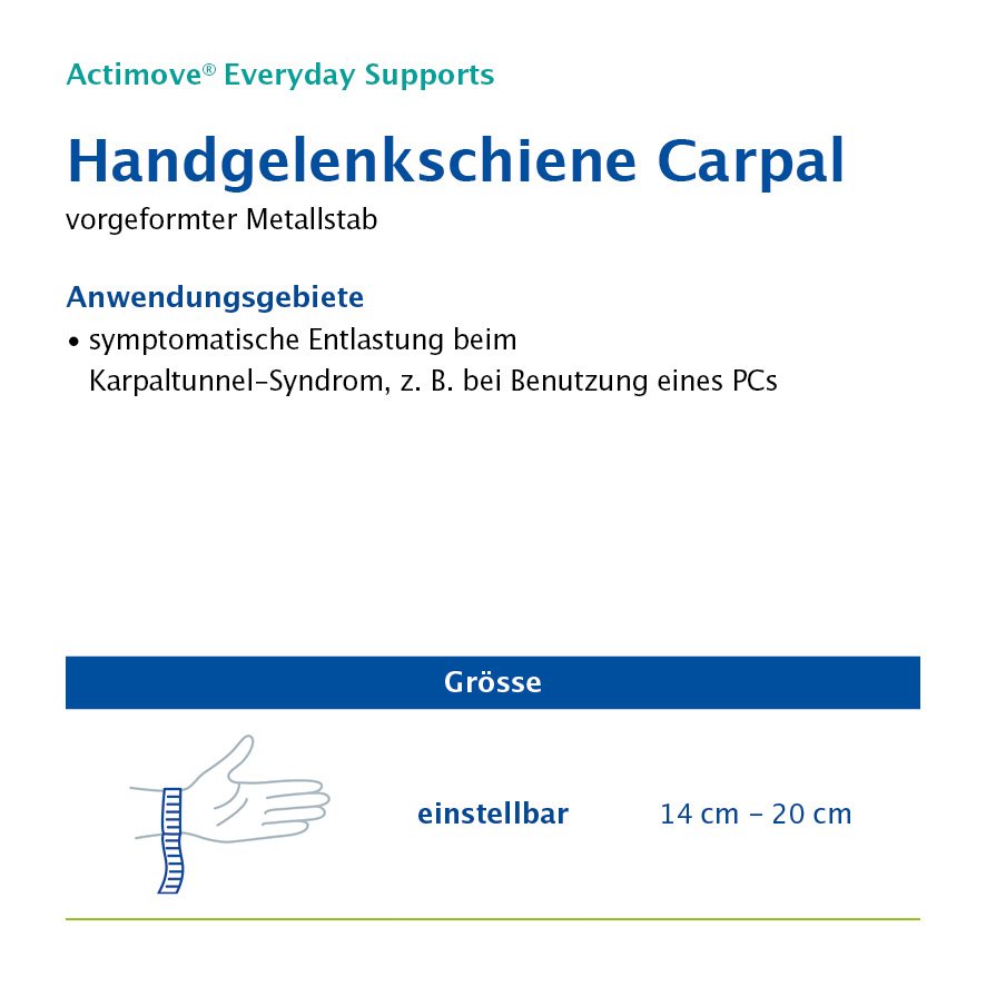 Actimove Everyday Support Stabilisateur de poignet, image 2 sur 2