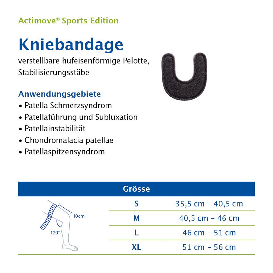 Actimove Sport Orthèse stabilisatrice de genou, image 2 sur 2
