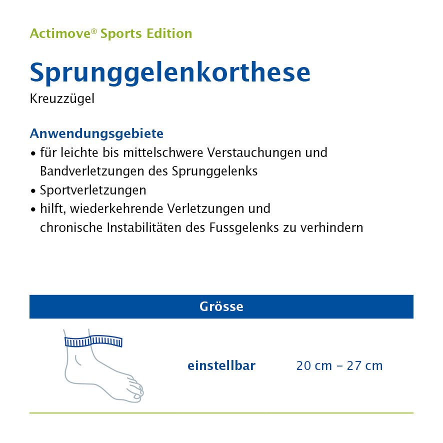 Actimove Sport Sprunggelenkorthese, Bild 2 von 2
