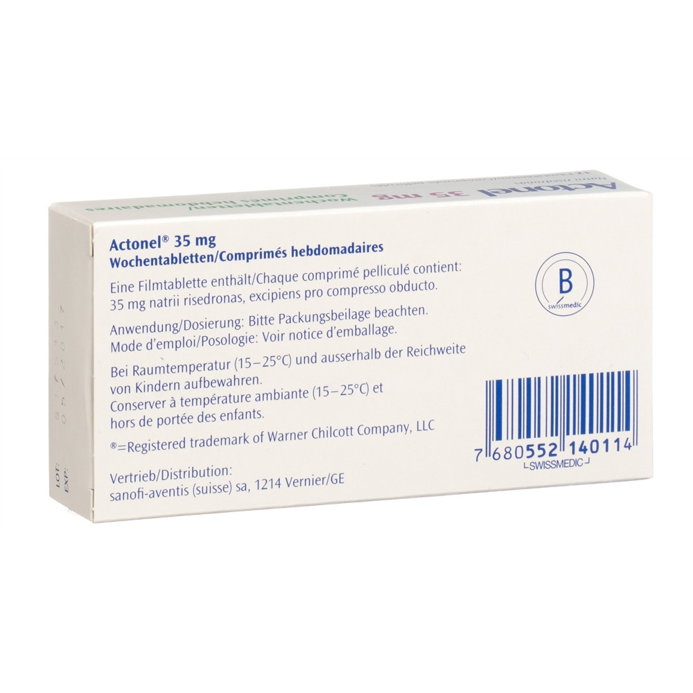 ACTONEL comprimés hebdomadaires 35 mg, image 2 sur 2