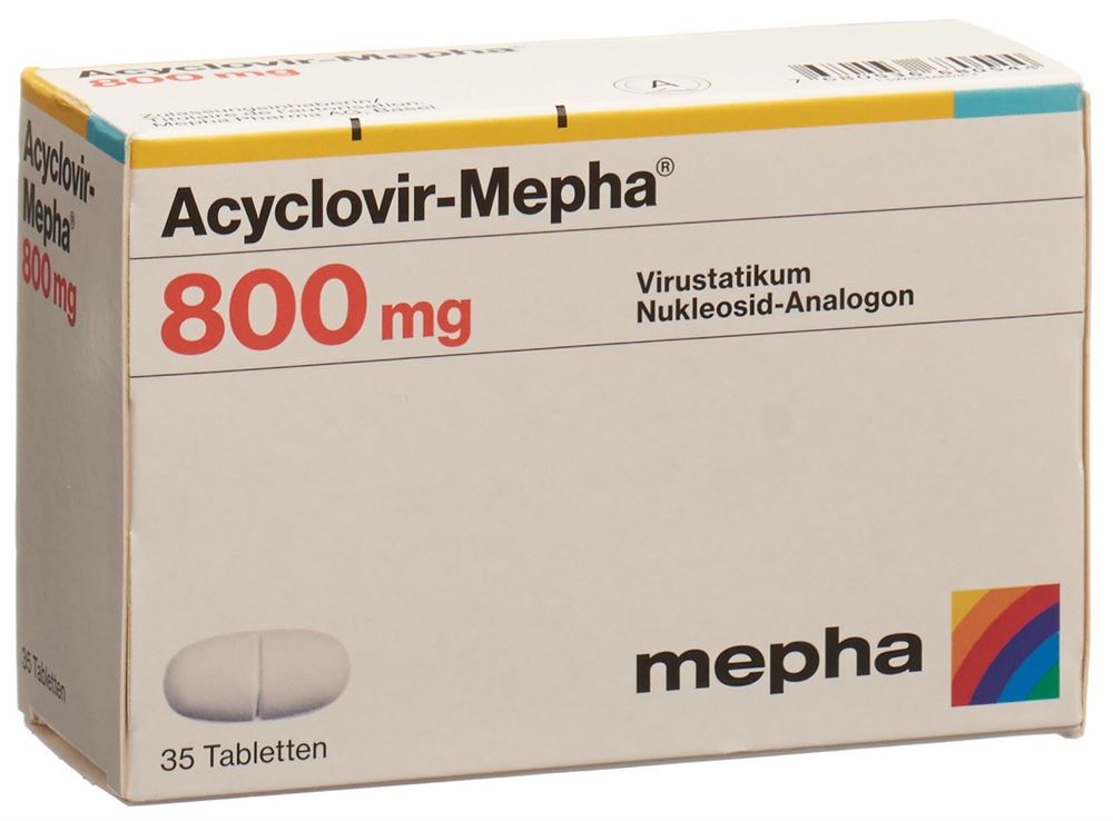 ACYCLOVIR Mepha 800 mg, Hauptbild