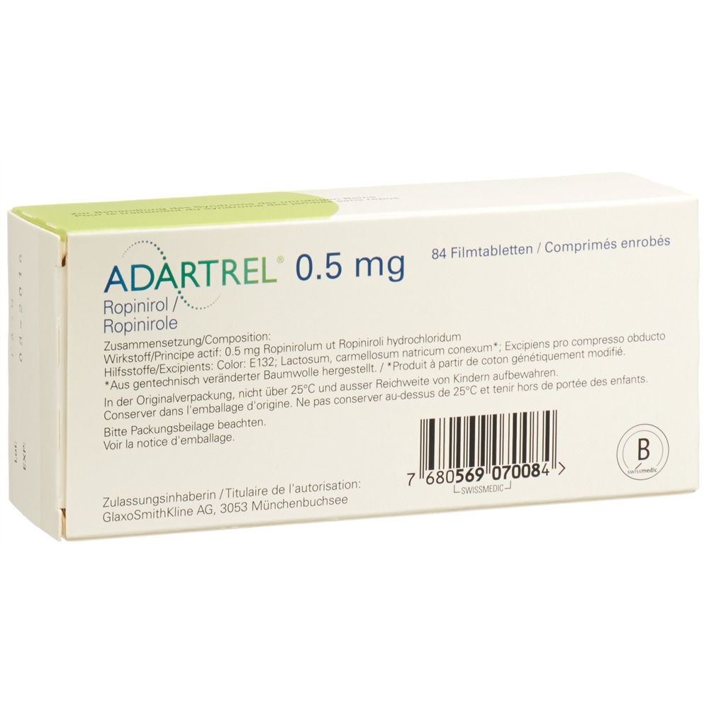 ADARTREL cpr pell 0.5 mg blist 84 pce, image 2 sur 2