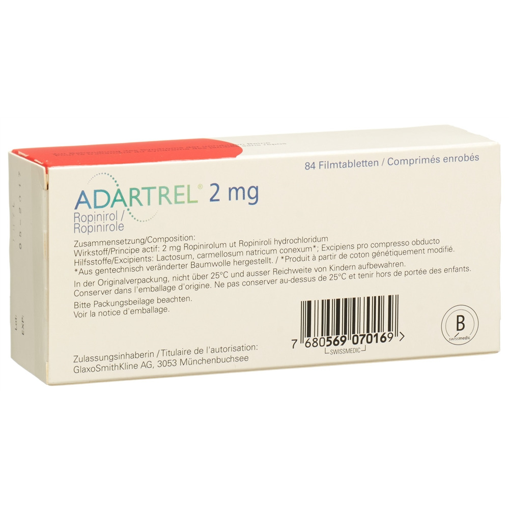 ADARTREL cpr pell 2 mg blist 84 pce, image 2 sur 2