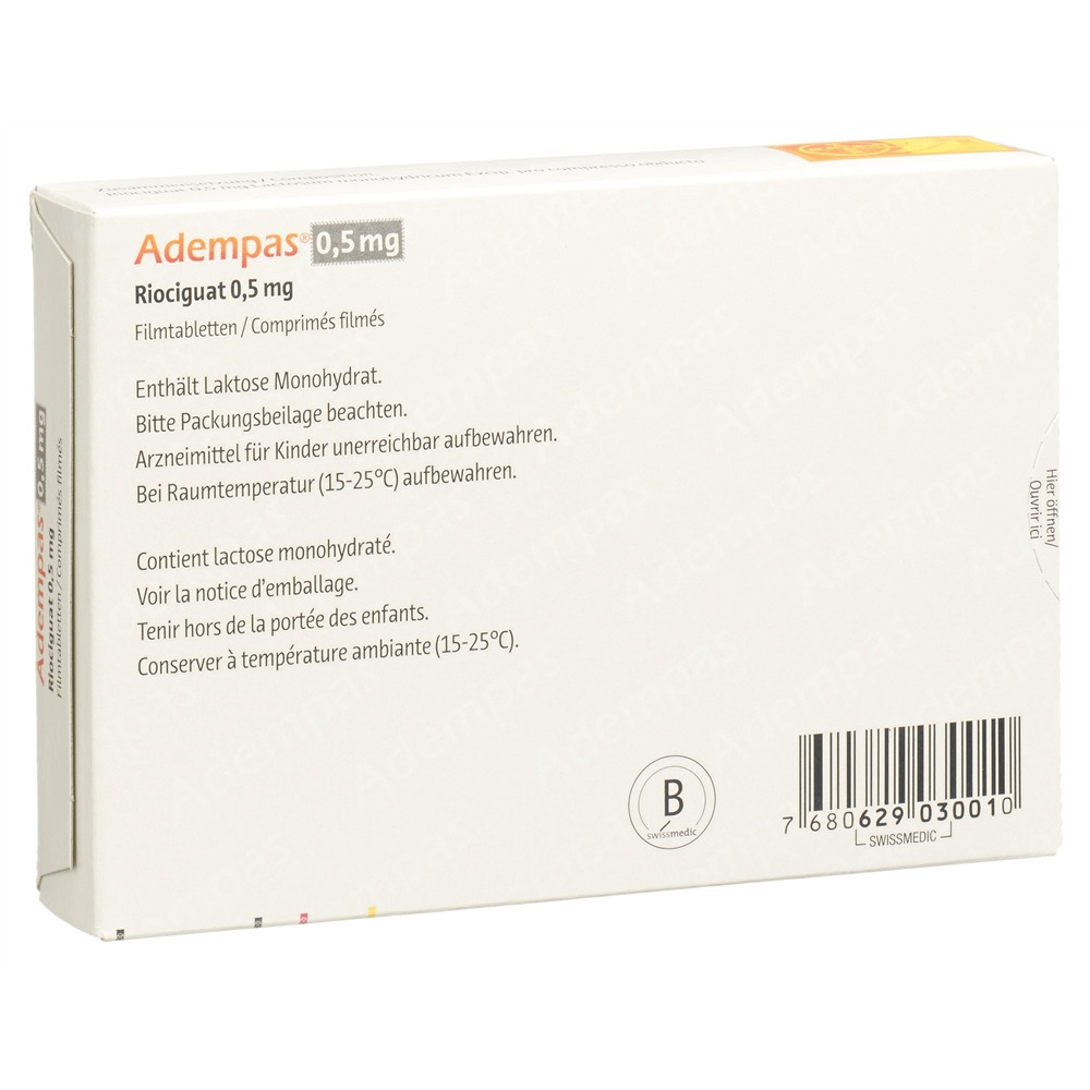 ADEMPAS Filmtabl 0.5 mg Blist 42 Stk, Bild 2 von 2