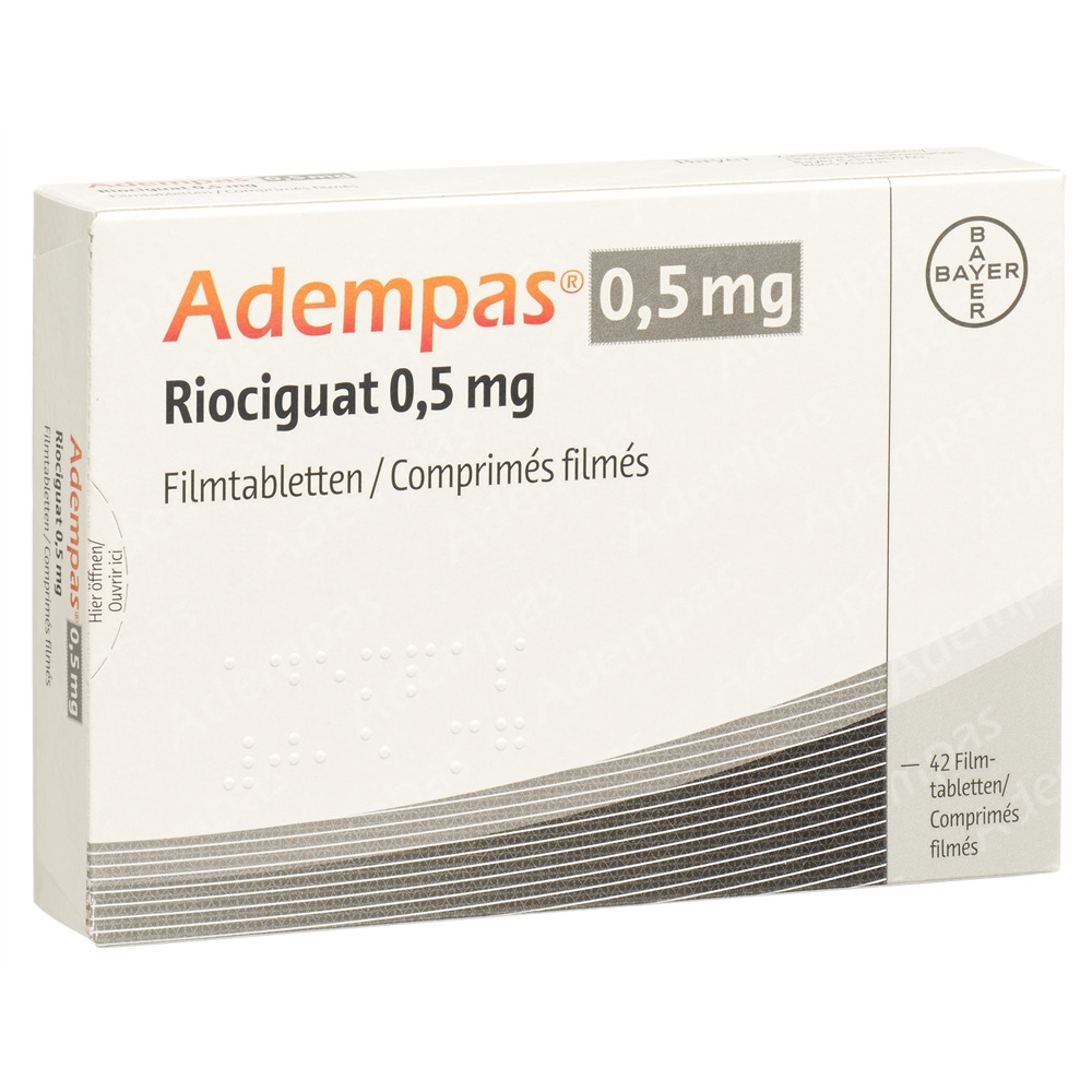 ADEMPAS Filmtabl 0.5 mg Blist 42 Stk, Hauptbild